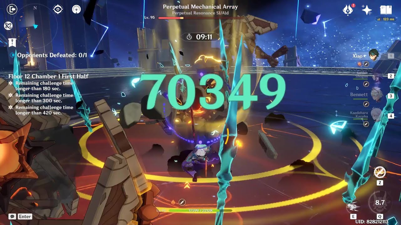 57s Xiao-Raiden PMA comp test F2P 2.4 Abyss