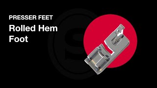 1PC Rolled Hem Pressure Foot Sewing Machine Presser Foot Hemmer Foot for  Sewing Machine Parts Presser Foot Hemming Cloth Strip (3 Sizes Optioanl)