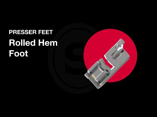 Universal Sewing Rolled Hemmer Foot Set, 3-10mm Wide Rolled Hem Pressure  Foot