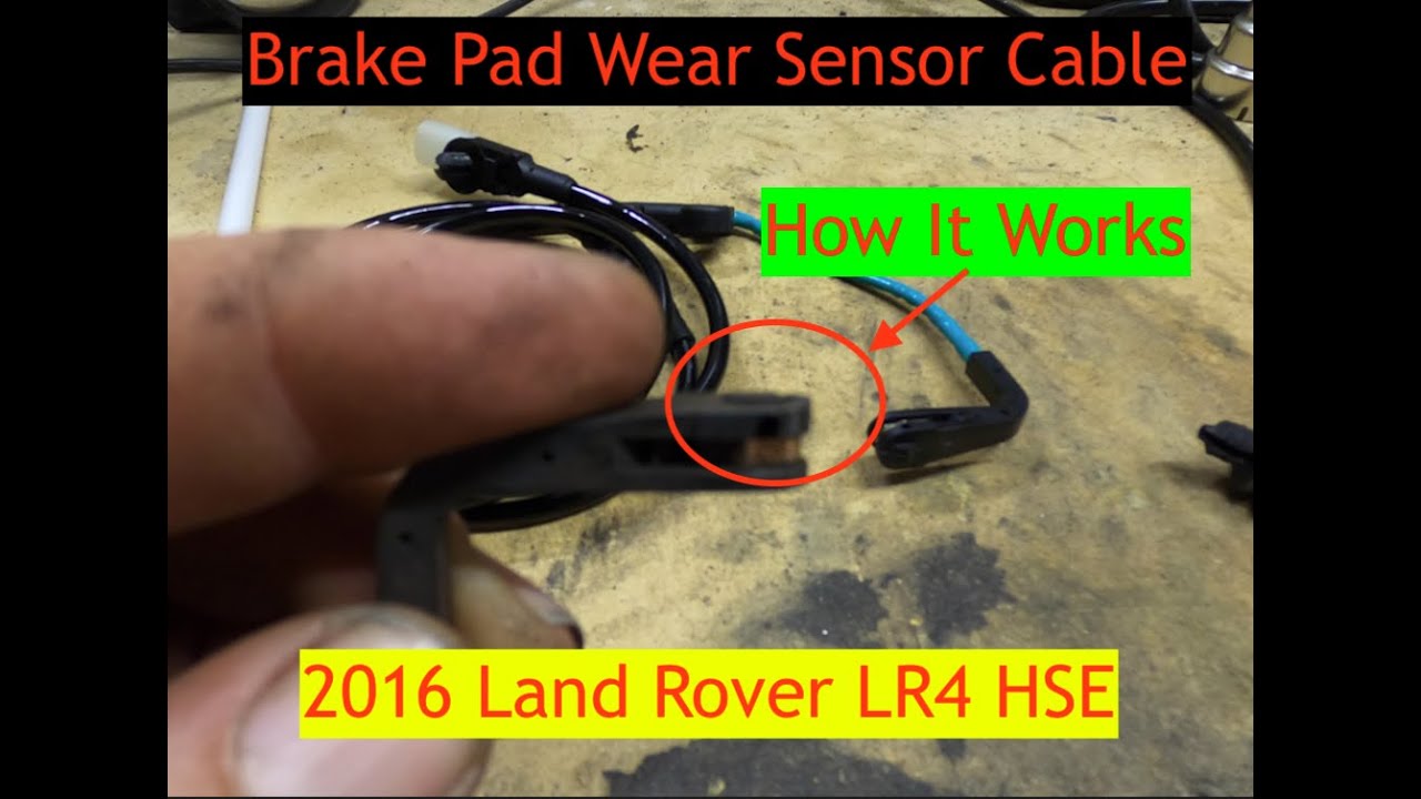 Brake Pad Wear Sensor Cable: How it works 