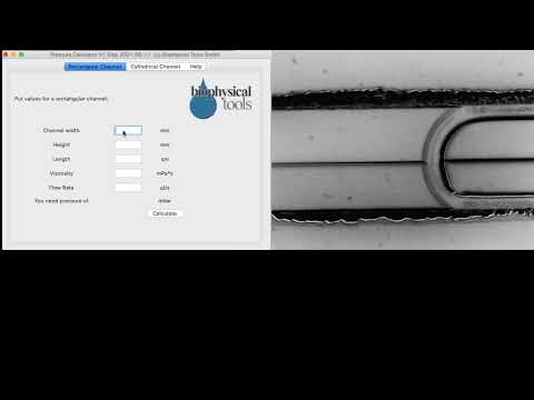 Pressure Calculator for the pressure-driven flow control in Microfluidics