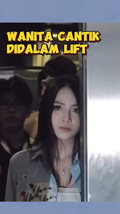 Wanita Cantik dikelilingi Pria didalam Lift