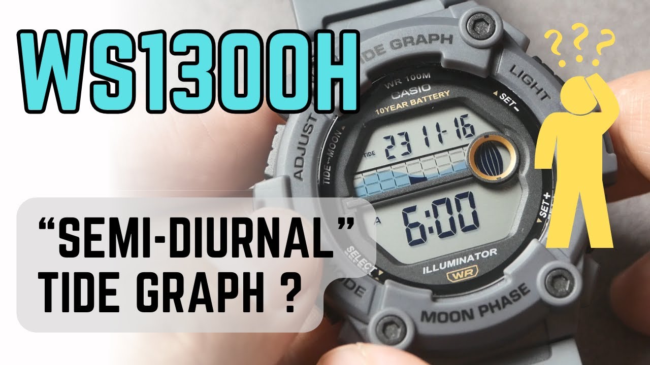 Everything The WS-1300H You Graph Review: Need Know - Casio YouTube Tide About To