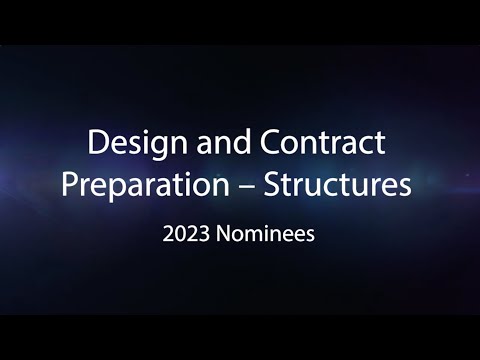 2023 ACEC Nominees Design and Contract Preparation for Structures