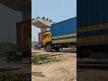 big transport crossing the dangerous rail gate #automobile #railtrack #roadcrossing