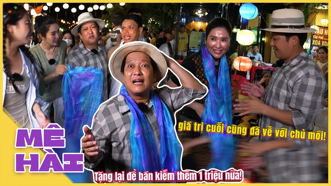 Trường Giang đi bán khăn dạo khắp Hội An, được NỮ ĐẠI GIA xa lạ làm điều bất ngờ chưa từng có