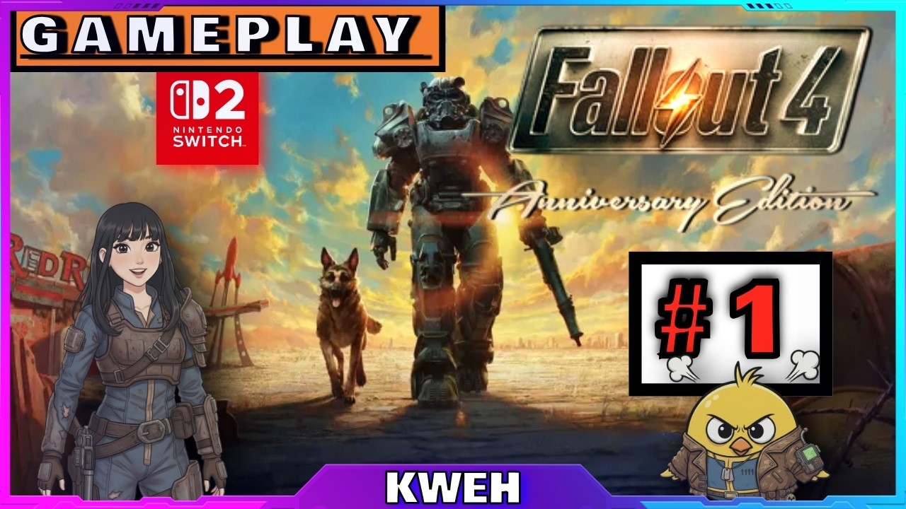 FALLOUT 4 Anniversary Edition  | Gameplay #1 | Nintendo Switch 2 | I got a doggo