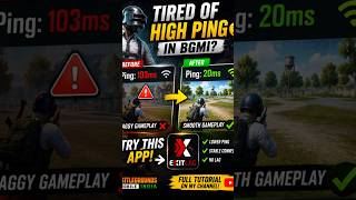 Fix BGMI High ping issues with this app #bgmi #exitlag #jio