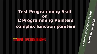A C Programming question on complex function pointer declaration