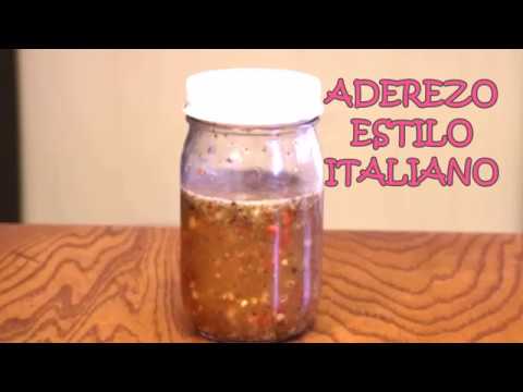 Video: Aderezo De Ensalada Italiano