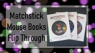 Matchstick Mouse Books by Morgan OBrien | Flip Through | Adult Coloring