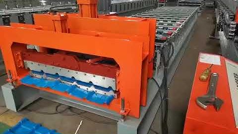 glazed tile roll forming machine