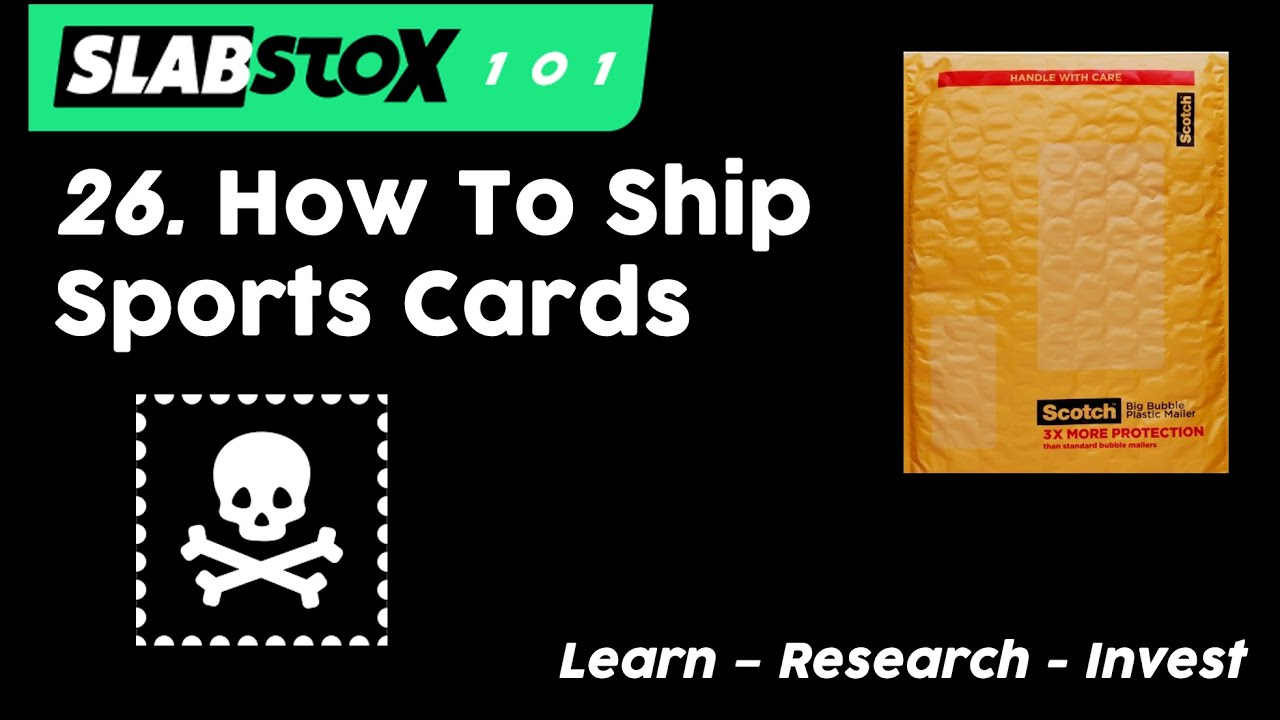 SlabStox 101 How To Ship Sports Cards YouTube