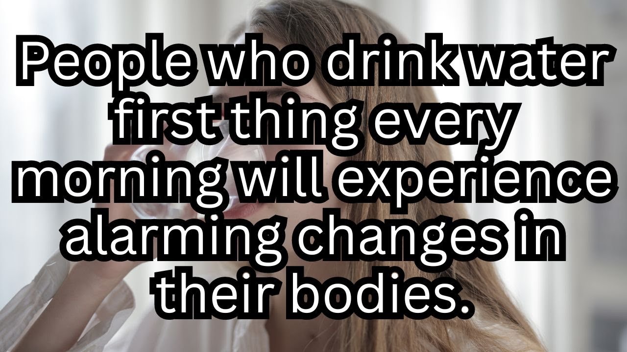 If You're Over 50, Don't Drink Water Like This in the Morning or It ...