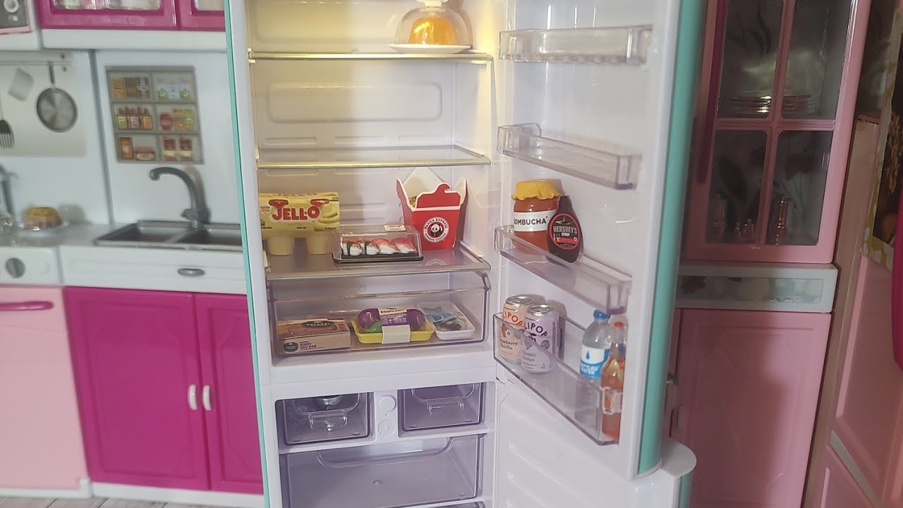 Let's fill my Mini Brands Fridge ASMR