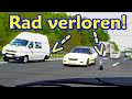 Road-Rage, Radfahrer über geschlossenen Bahnübergang und Rad ab | DDG Dashcam Germany | #368