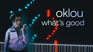 oklou - what's good (piano cover)