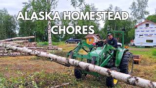 Our Alaska Homestead is Finally Taking Shape! (Excavator Preps, Fireweed Harvest & updates)