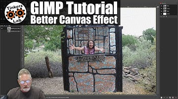 Better Canvas Effect - GIMP Beginner Bump Maps Tutorial