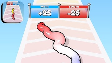 Gummy Worm Go! ​- All Levels Gameplay Android,ios (Part 39)