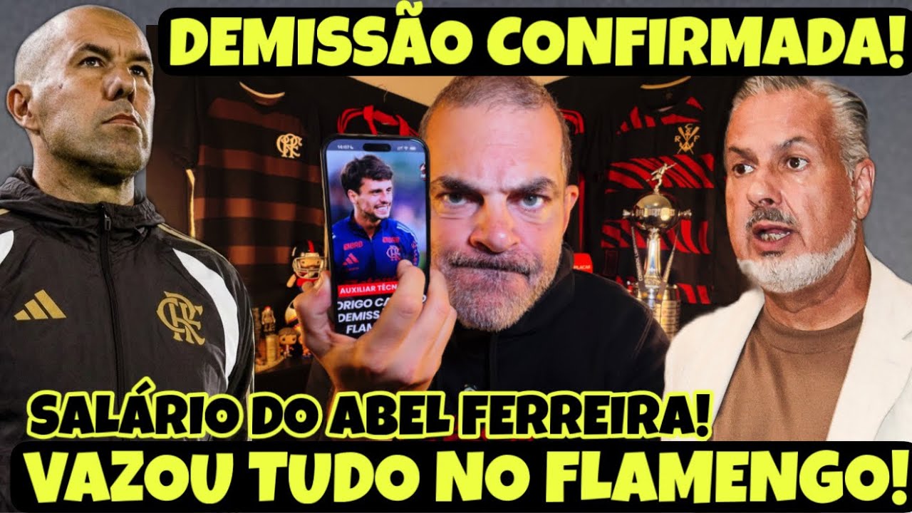 VAZOU TUDO NO FLAMENGO! MAIS UMA DEMISSÃO CONFIRMADA! Ñ VAI FICAR NINGUÉM! OLHA QUANTO JARDIM PEDIU!
