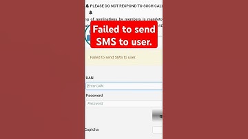Failed to send SMS to user #shorts #epfo #myepfsimpley #viralshorts