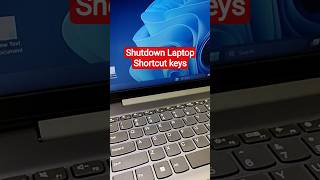 How to Shutdown Laptop using Keyboard | Computer Shortcut Keys #shutdown #laptop #windows #shorts