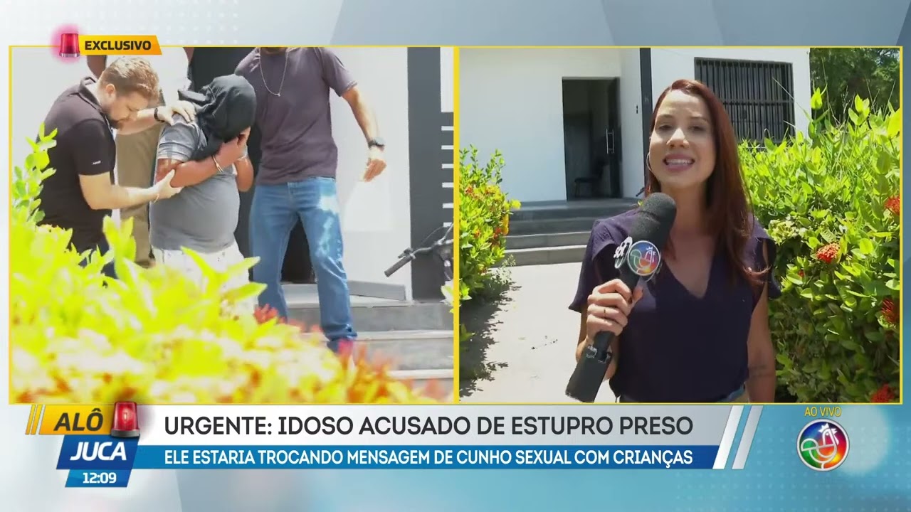 Urgente: Idoso suspeito de estupro foi preso | ALÔ JUCA | TV ARATU