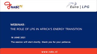 Webinar: The Role of LPG in Africa's Energy Transition