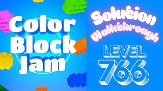 Color Block Jam - Level 766 - Solution Walkthrough!!!
