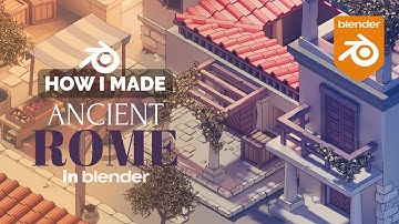 Ancient Rome City in Blender - 3D Modeling Process | Polygon Runway
