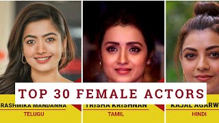 TOP 30 FEMALE ACTORS