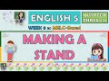 Making a Stand and Related Topics