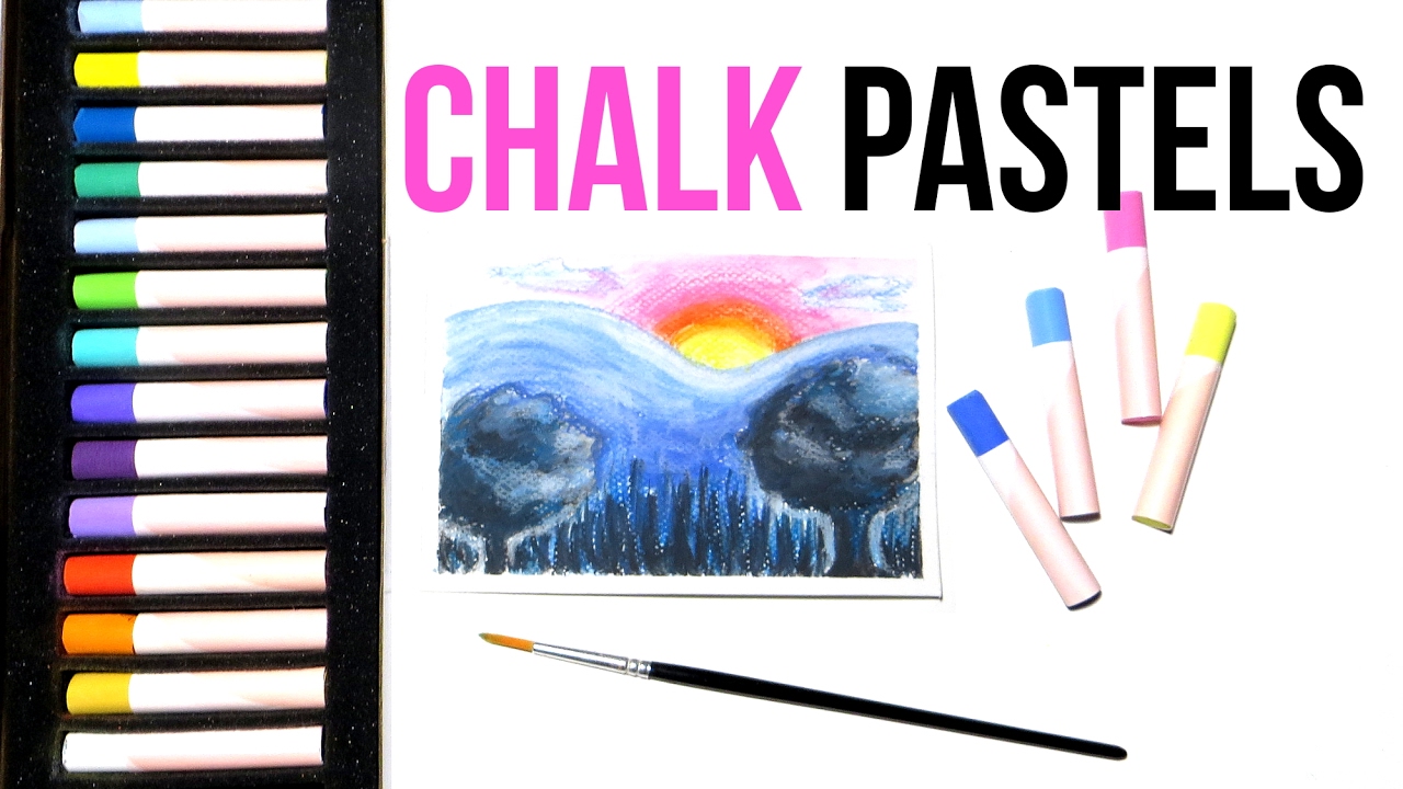 How to Use Water Soluble Chalk Pastels 