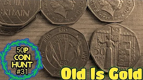 Old is Gold!!!  50p Coin Hunt Episode 31! Coin Roll Hunting UK