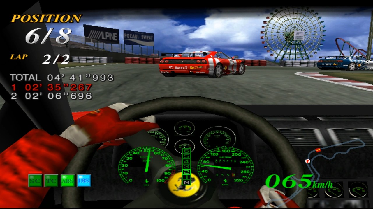 F355 Challenge Passione Rossa Cockpit view Race10