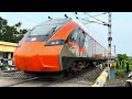 High speed Trains Videos : Kamakhya Vande Bharat SL Express Furious Moving Throughout at Railgate 