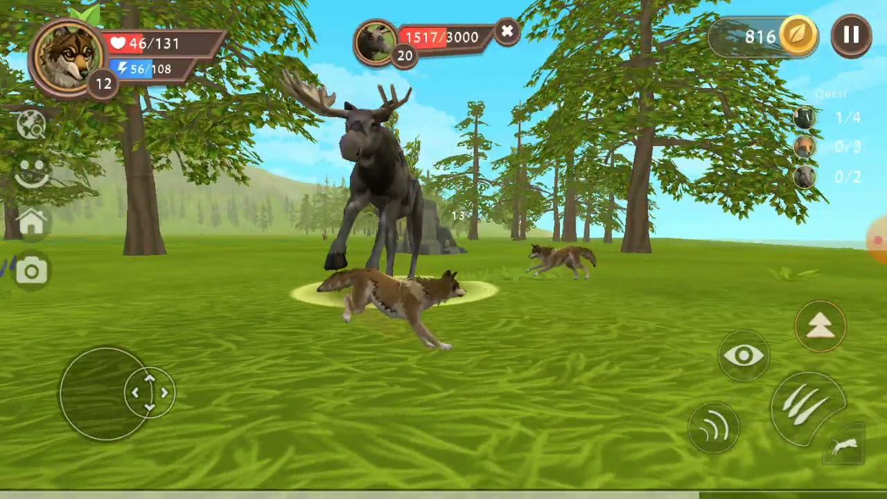 We are killing ancient moose in wildcraft YouTube