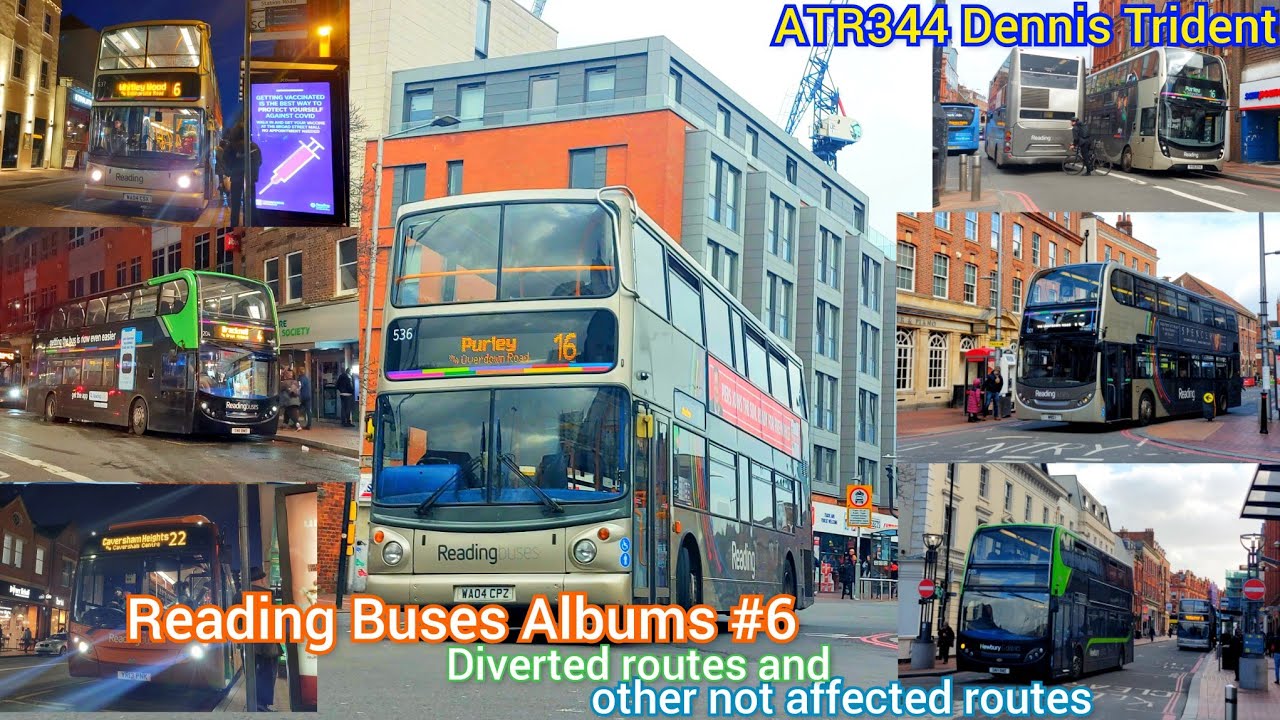 UK [Reading Buses Albums #6]Closure of St.Mary's Butts & unaffected routes(ATR344 Dennis Trident)