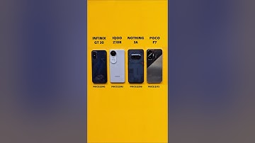 Nothing 3A vs POCO F7 vs Infinix GT 30 vs iQOO Z10R – ULTIMATE Speed Test! ⚡