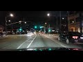 Dash Cam Tours 🚘 Night Driving along Wilshire Boulevard, Los Angeles, California, USA