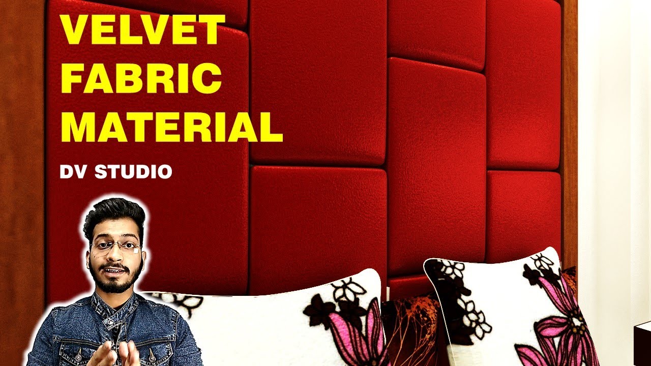 How to make Velvet fabric material in Vray Sketchup DV Studio YouTube