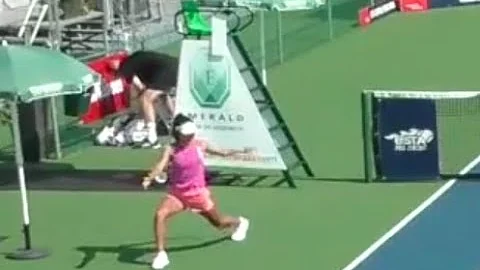 Emma Raducanu practice session with Andrew Richard...