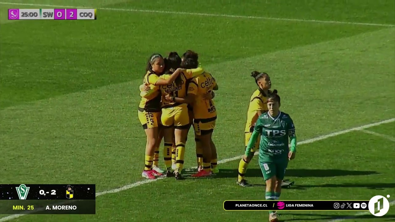 #GolesP11 S. Wanderers 0-2 Coquimbo U. Fecha 13 1ra Rueda Liga Femenina 20-06-2026