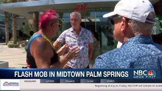 Desert Flaggers Palm Springs Flash Mob Holiday
