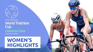 2024 World Triathlon Cup Chengdu: WOMEN'S HIGHLIGHTS