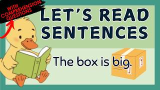 PRACTICE READING FOR BEGINNERS/CVC Sentences/Basic Sight Sentences/Reading CVC Sentences