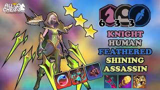 EPIC COMEBACK SHINING ASSASSIN⭐⭐⭐ - 6 KNIGHT 3 HUMAN 3 FEATHERED • AUTO CHESS screenshot 5