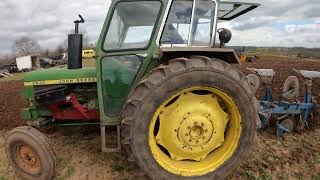 1977 John Deere 1630 2.9 Litre 3-Cyl Diesel Tractor (59 HP) with Ransomes Plough in Herefordshire