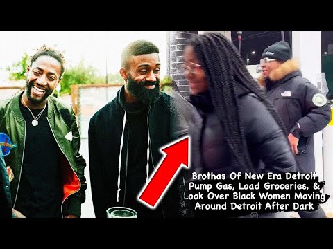 Detroit Black Men Are Pumping Gas For Black Women At Night Time....ARE THEY SIMPS?